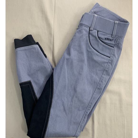 Ariat Pro Series Pants 26R Blue Equestrian Riding Slim Padded Activewear - Picture 1 of 14